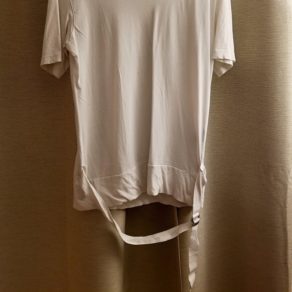 Helmut Lang White Bondage Tee
